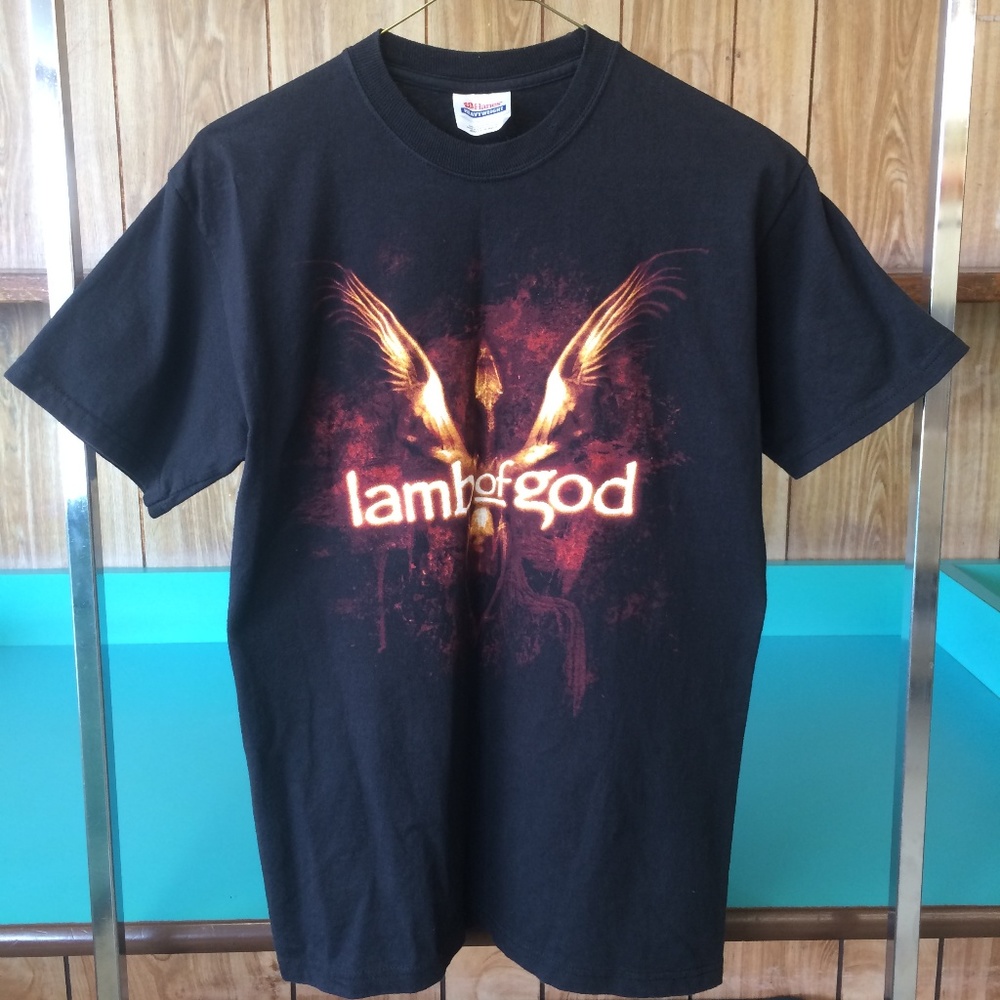 Lamb Of God Again We Rise Tour Concert T-Shirt